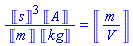 Units:-Unit(s)^3*Units:-Unit(A)/(Units:-Unit(m)*Units:-Unit(kg)) = Units:-Unit(m/V)