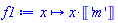 proc (x) options operator, arrow; Units:-Simple:-`*`(x, Unit('m')) end proc