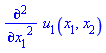 diff(diff(u[1](x[1], x[2]), x[1]), x[1])
