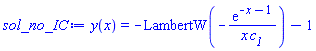y(x) = -LambertW(-exp(-x-1)/(x*c__1))-1