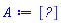 Matrix(2, 2, {(1, 1) = 1, (1, 2) = 1, (2, 1) = 12, (2, 2) = 16})