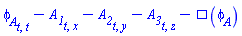 diff(diff(phi__A(X), t), t)-(diff(diff(A__1(X), t), x))-(diff(diff(A__2(X), t), y))-(diff(diff(A__3(X), t), z))-Physics:-dAlembertian(phi__A(X), [X])