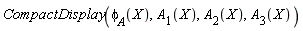 Physics:-CompactDisplay(phi__A(X), A__1(X), A__2(X), A__3(X))