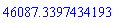 HFloat(46087.33974341927)