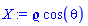 `&varrho;`*cos(theta)