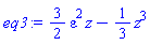 (3/2)*epsilon^2*z-(1/3)*z^3