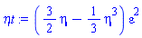 ((3/2)*eta-(1/3)*eta^3)*epsilon^2