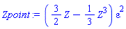 ((3/2)*Z-(1/3)*Z^3)*epsilon^2