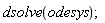 dsolve(odesys)
