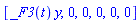[_F3(t)*y, 0, 0, 0, 0, 0]