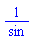 1/sin