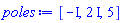 [-I, 2*I, 5]