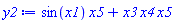 sin(x1)*x5+x3*x4*x5