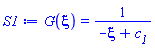 G(xi) = 1/(-xi+c__1)