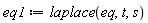 eq1 := laplace(eq, t, s)