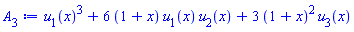 u[1](x)^3+6*(1+x)*u[1](x)*u[2](x)+3*(1+x)^2*u[3](x)