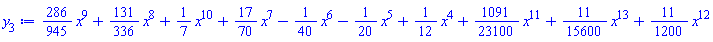 (286/945)*x^9+(131/336)*x^8+(1/7)*x^10+(17/70)*x^7-(1/40)*x^6-(1/20)*x^5+(1/12)*x^4+(1091/23100)*x^11+(11/15600)*x^13+(11/1200)*x^12
