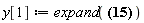 y[1] := expand((1/10)*x^2*(x^3+5*x^2+10*x+10)-(1/2)*x^3+(1/6)*x^2*(x+3)-(1/2)*x^2)