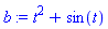 t^2+sin(t)