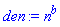 n^b