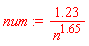 1.23/n^1.65