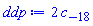 ddp := 2*c[-18]