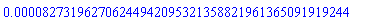 0.82731962706244942095321358821961365091919244e-4