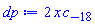 dp := 2*x*c[-18]