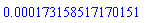 0.173158517170151e-3