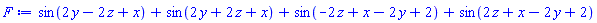 sin(2*y-2*z+x)+sin(2*y+2*z+x)+sin(-2*z+x-2*y+2)+sin(2*z+x-2*y+2)