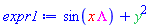 sin(`#mi("x",mathcolor="#FF0000");`*`#mi("Lambda",mathcolor="#FF00FF");`)+`#mi("y",mathcolor="#40BB50");`^2