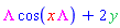 `#mi("Lambda",mathcolor="#FF00FF");`*cos(`#mi("x",mathcolor="#FF0000");`*`#mi("Lambda",mathcolor="#FF00FF");`)+2*`#mi("y",mathcolor="#40BB50");`