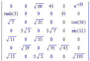 Matrix(%id = 18446746093124947230)