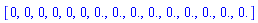 [0, 0, 0, 0, 0, 0, 0., 0., 0., 0., 0., 0., 0., 0., 0.]