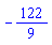 -122/9