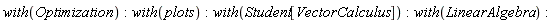 with(Optimization); with(plots); with(Student[VectorCalculus]); with(LinearAlgebra)