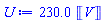 230.0*Units:-Unit(V)