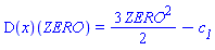 (D(x))(ZERO) = (3/2)*ZERO^2-c__1