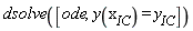 dsolve([ode, y(x__IC) = y__IC])
