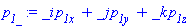 _i*`p__1x `+_j*`p__1y `+_k*`p__1z `