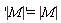 'abs(M)' = abs(M)