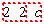 "2 2 c"