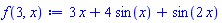 3*x+4*sin(x)+sin(2*x)