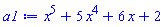 `domains/DenseUnivariatePolynomial/badge0`(2, 6, 0, 0, 5, 1)