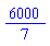 6000/7