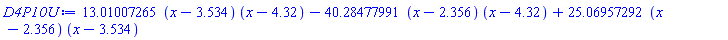 13.01007265*(x-3.534)*(x-4.32)-40.28477991*(x-2.356)*(x-4.32)+25.06957292*(x-2.356)*(x-3.534)