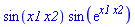 sin(x1*x2)*sin(exp(x1*x2))