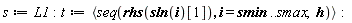 s := L1: