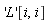 'L'[i, i]