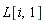 L[i, 1]